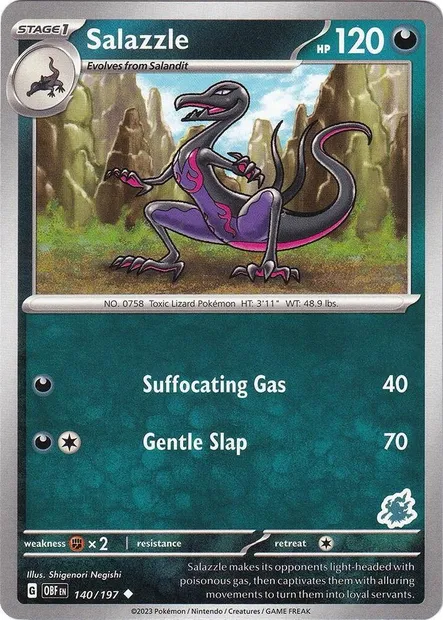 Malamandre, carte Pokémon BA24 140d — extension Battle Academy 2024
