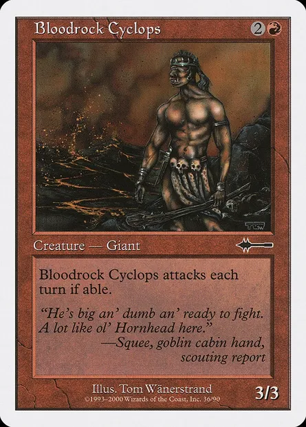 Bloodrock Cyclops, Magic card BTD 36 — Beatdown Box Set set
