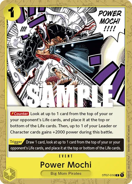 Power Mochi, carte One Piece ST07-016 — extension Big Mom Pirates