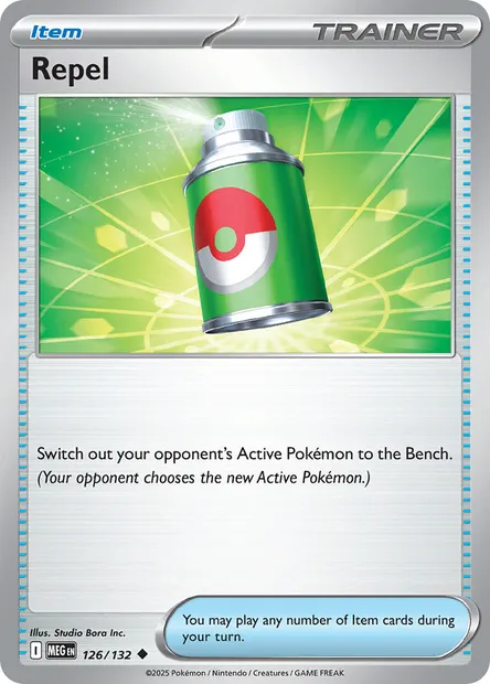 Repel, Pokémon card MEG 126 — Mega Evolution set