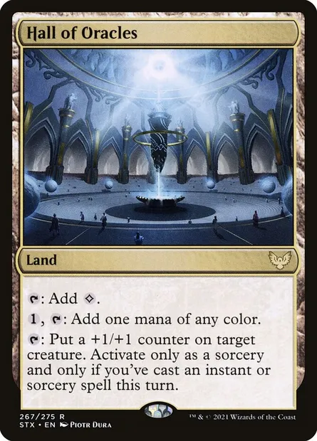 Hall of Oracles, Magic card STX 267 — Strixhaven: School of Mages set