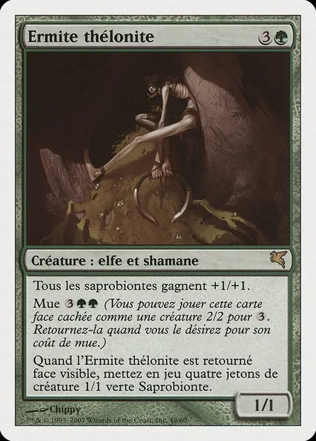 Ermite thélonite, carte Magic PSAL J49 — extension Salvat 2005