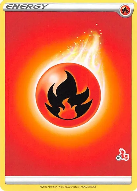 Énergie Feu, carte Pokémon BA22 ct302828 — extension Battle Academy 2022