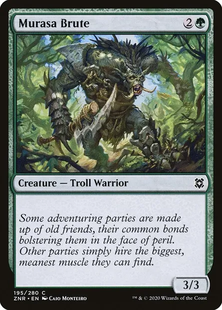 Murasa Brute, Magic card ZNR 195 — Zendikar Rising set