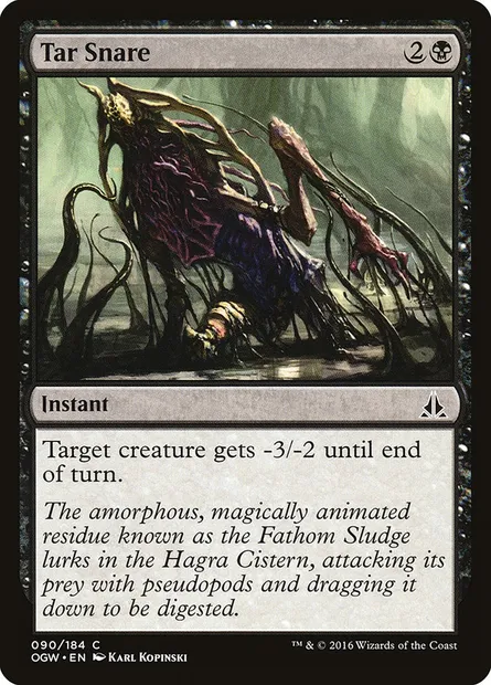 Tar Snare, Magic card OGW 90 — Oath of the Gatewatch set