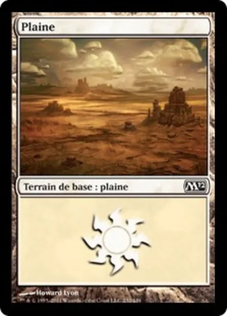 Plaine, carte Magic M12 232 — extension Magic 2012