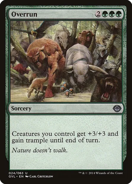 Envahissement, carte Magic GVL 24 — extension Duel Decks Anthology: Garruk vs. Liliana
