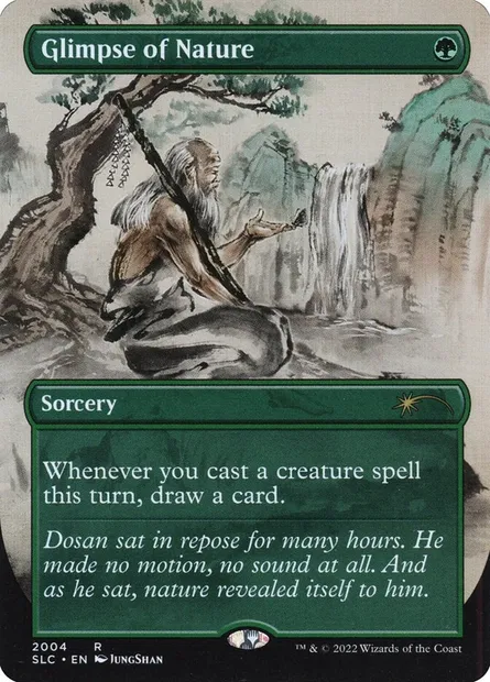 Aperçu de la nature, carte Magic SLC 2004 — extension Secret Lair Countdown