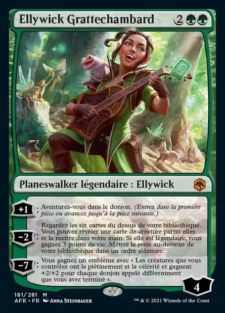 Ellywick Grattechambard, carte Magic AFR 181 — extension Forgotten Realms: Aventures dans les Royaumes Oubliés