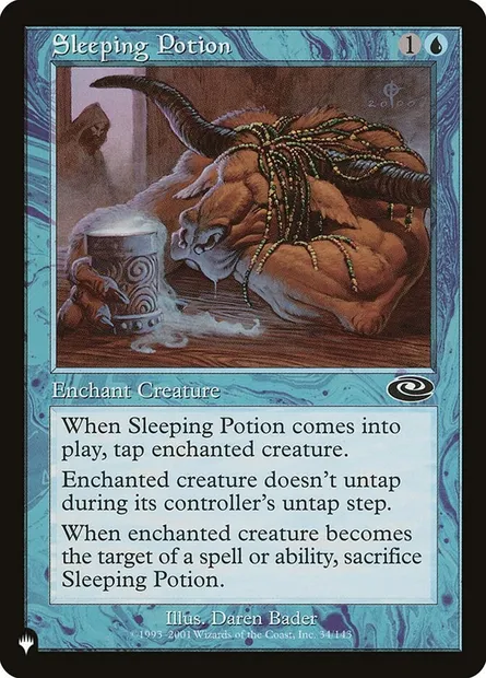 Sleeping Potion, Magic card PLS 34 — The List set