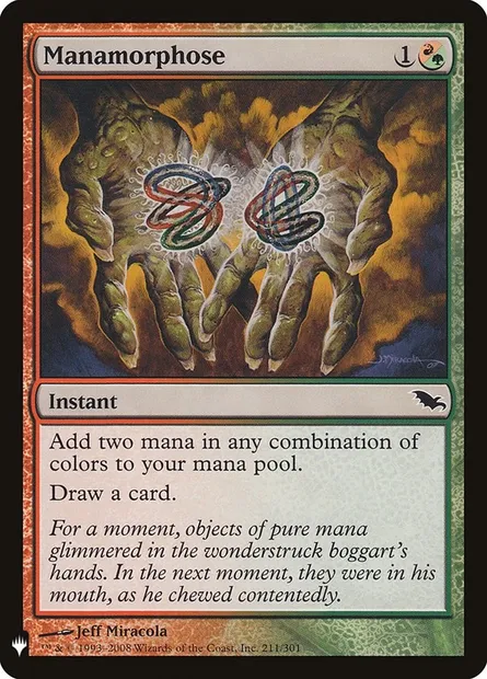 Manamorphose, carte Magic PLST SHM-211 — extension The List