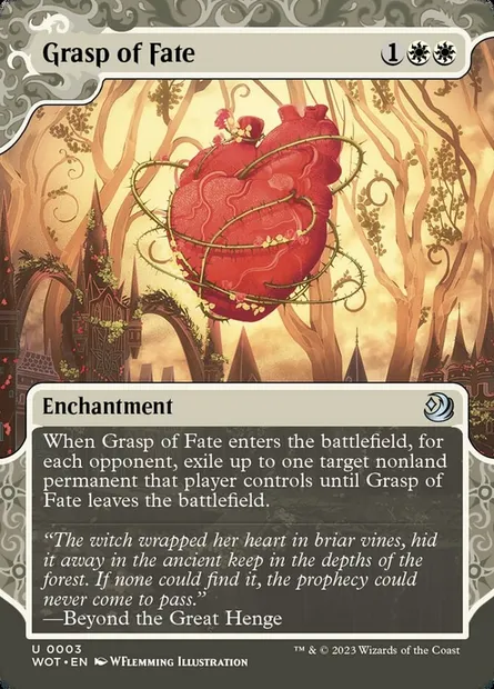 Grasp of Fate, Magic card WOT 3 — Wilds of Eldraine: Enchanting Tales set