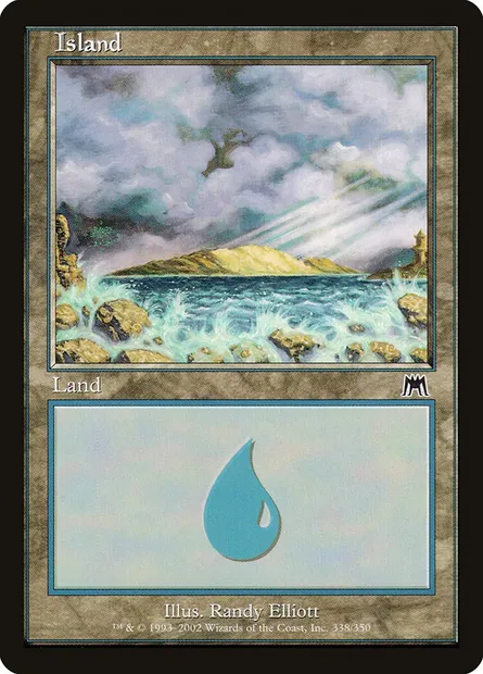 Island, Magic card ONS 338 — Onslaught set