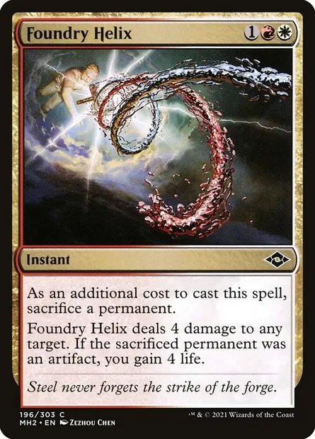 Foundry Helix, Magic card MH2 196 — Modern Horizons 2 set