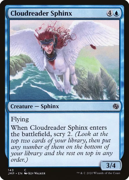 Sphinx déchiffre-nuage, carte Magic JMP 143 — extension Jumpstart