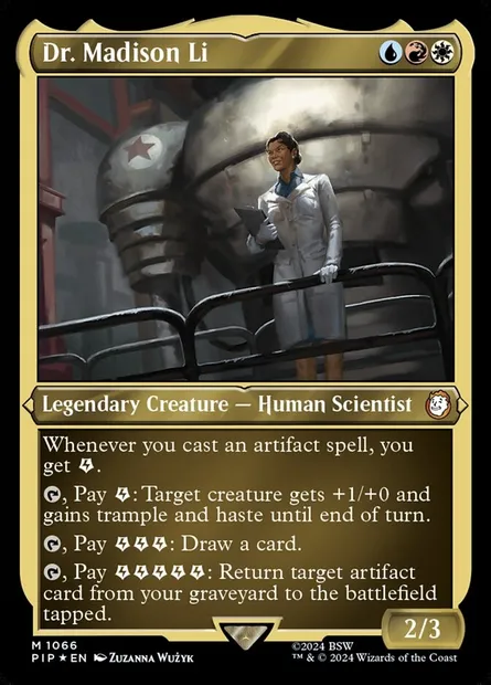 Dr Madison Li, carte Magic PIP 1066 — extension Fallout