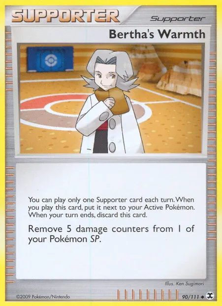 Bertha's Warmth, Pokémon card RR 90 — Rising Rivals set