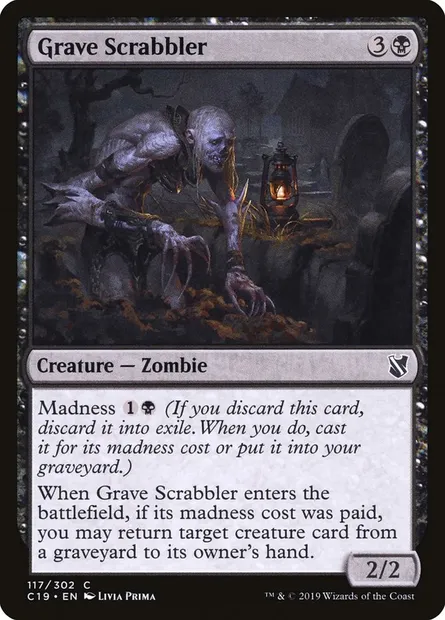 Grave Scrabbler, Magic card C19 117 — Commander 2019 set