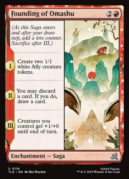 Founding of Omashu, Magic card TLE 116 — Avatar: The Last Airbender Eternal set