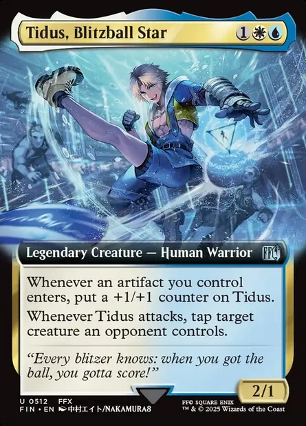 Tidus, Blitzball Star, Magic card FIN 512 — Final Fantasy set