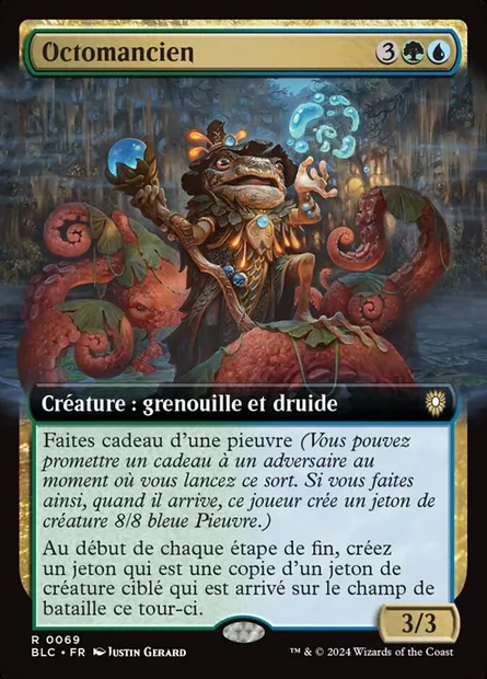 Octomancien, carte Magic BLC 69 — extension Bloomburrow Commander