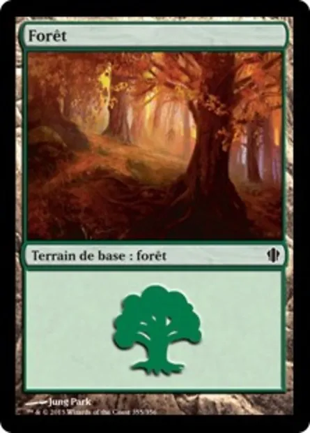 Forêt, carte Magic C13 355 — extension Commander 2013