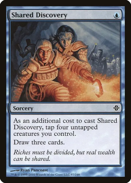 Shared Discovery, Magic card ROE 87 — Rise of the Eldrazi set