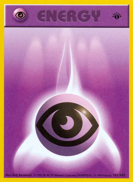 Psychic Energy, Pokémon card BS 101 — Base Set set