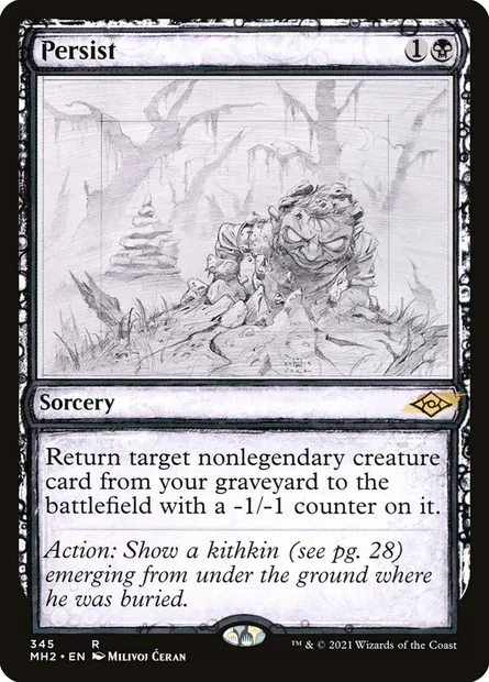 Persist, Magic card MH2 345 — Modern Horizons 2 set