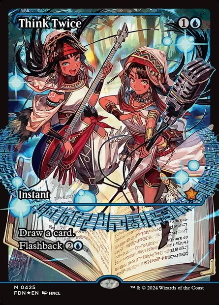 Think Twice, Magic card FDN 425 — Foundations set