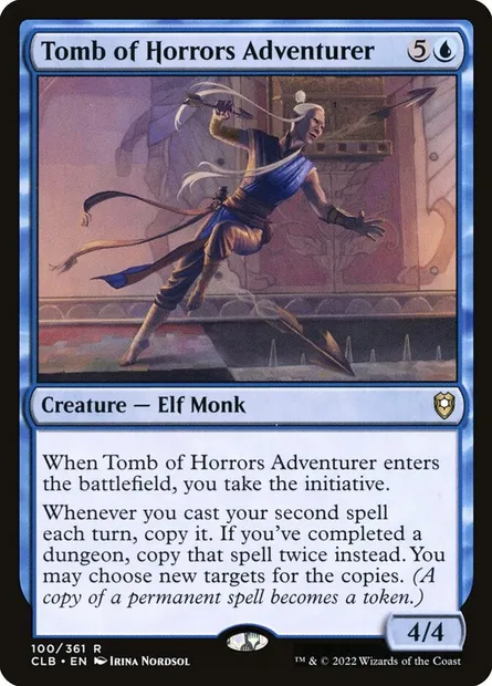 Tomb of Horrors Adventurer, Magic card CLB 100 — Commander Legends: Battle for Baldur's Gate set
