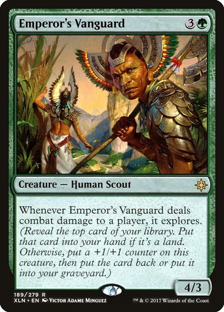 Emperor's Vanguard, Magic card XLN 189 — Ixalan set