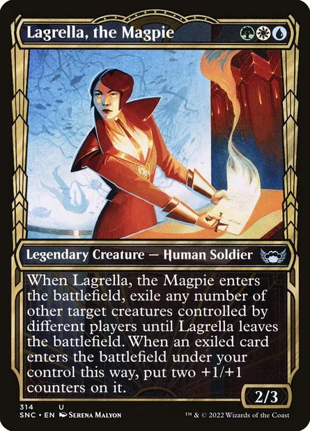 Lagrella, the Magpie, Magic card SNC 314 — Streets of New Capenna set