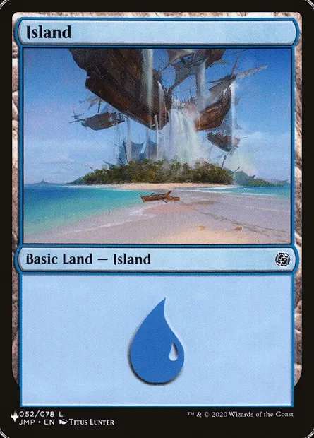 Island, Magic card PLST JMP-52 — The List set