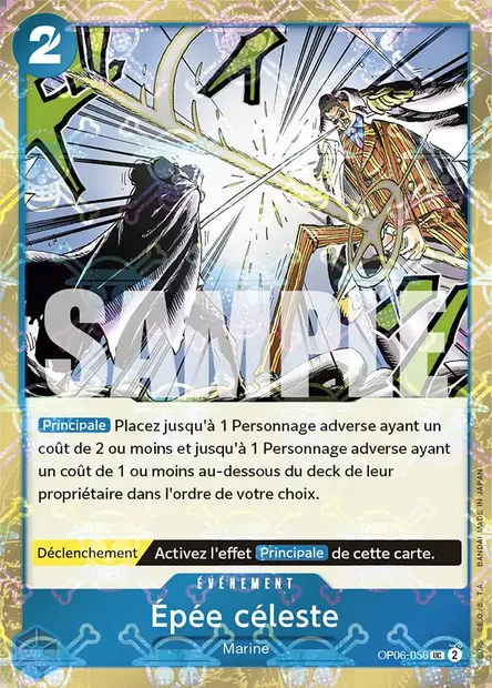 Épée céleste, carte One Piece OP06-056 — extension ONE PIECE CARD THE BEST