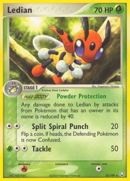 Ledian, Pokémon card TRR 23 — Team Rocket Returns set