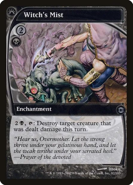 Witch's Mist, Magic card FUT 92 — Future Sight set