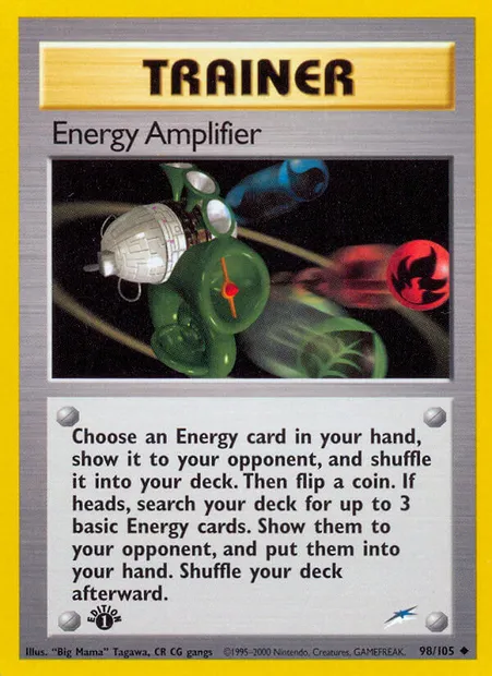 Energy Amplifier, Pokémon card NDE 98 — Neo Destiny set