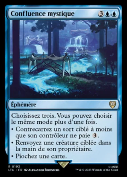 Confluence mystique, carte Magic LTC 193 — extension Tales of Middle-earth Commander