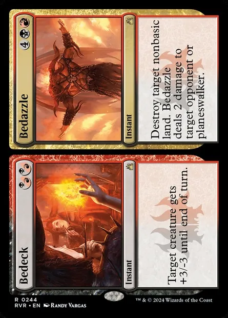 Bedeck // Bedazzle, Magic card RVR 244 — Ravnica Remastered set