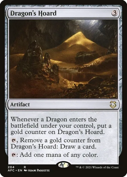 Dragon's Hoard, Magic card AFC 204 — Forgotten Realms Commander set