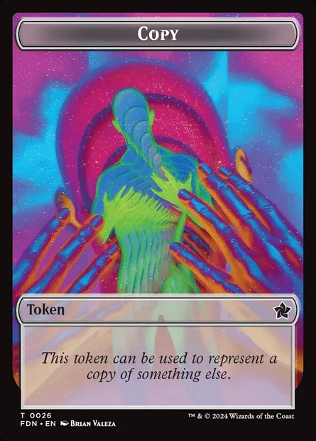 Copy, carte Magic TFDN 26 — extension Foundations Tokens
