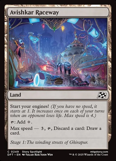 Avishkar Raceway, Magic card DFT 249 — Aetherdrift set