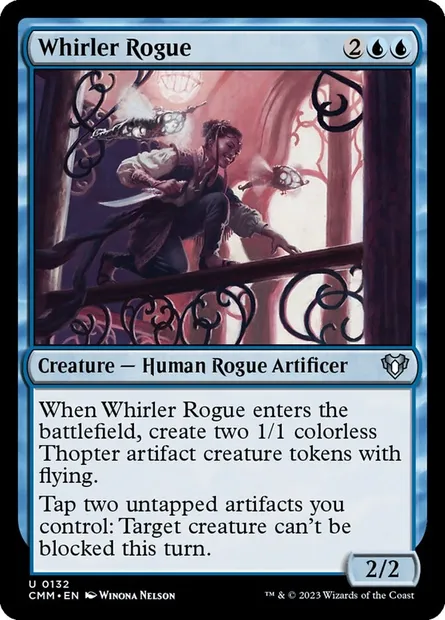 Whirler Rogue, Magic card CMM 132 — Commander Masters set