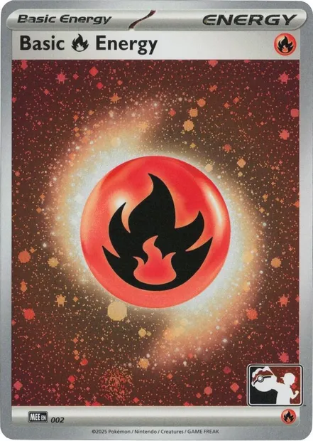 Basic Fire Energy, Pokémon card PPS 002h — Play! Pokémon Prize Pack Series set