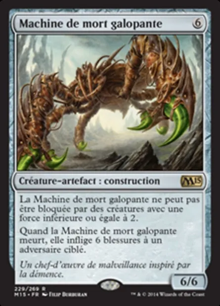 Machine de mort galopante, carte Magic M15 229 — extension Magic 2015