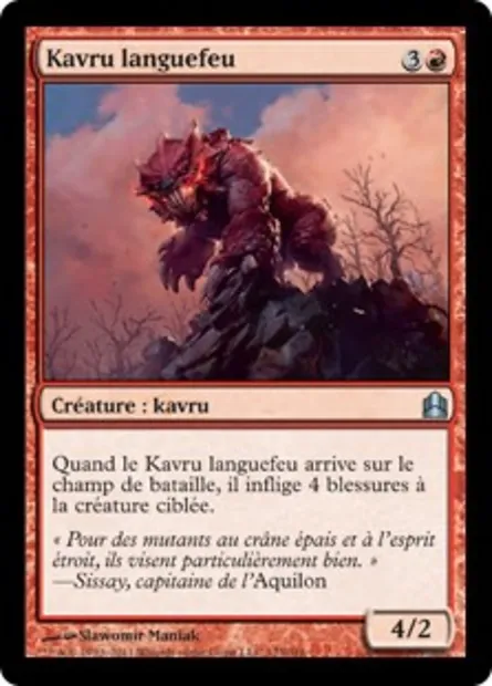 Kavru languefeu, carte Magic CMD 123 — extension Commander 2011