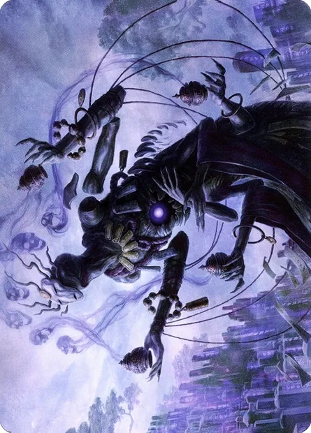 Myojin of Grim Betrayal // Myojin of Grim Betrayal, carte Magic ANEO 9 — extension Neon Dynasty Art Series