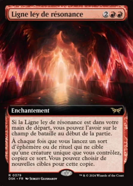 Ligne ley de résonance, carte Magic DSK 379 — extension Duskmourn: House of Horror