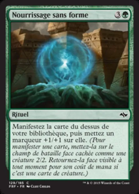 Nourrissage sans forme, carte Magic FRF 129 — extension Destin reforgé